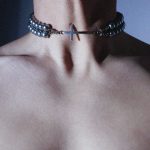 Disorder Pearl Cross Layered Choker