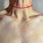 Crimson Beaded Collar Necklace