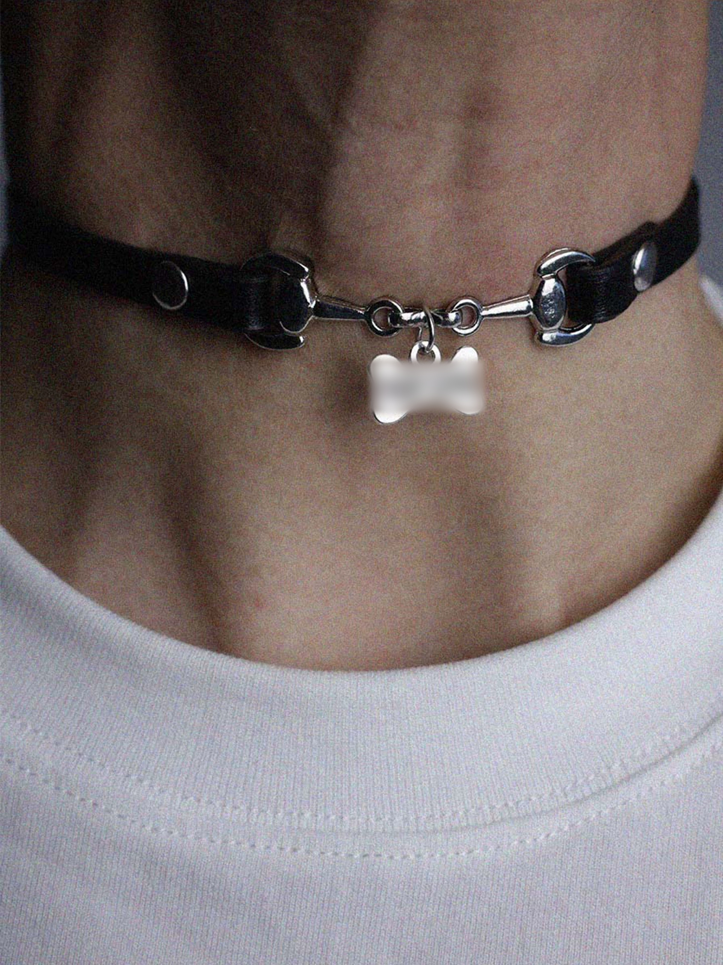 Top Dog Patch Gothic Choker