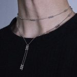 Silver Tassel Double-Strand Beaded Necklace
