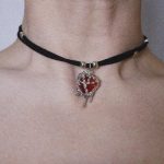 Molten Heart Gothic Choker Necklace