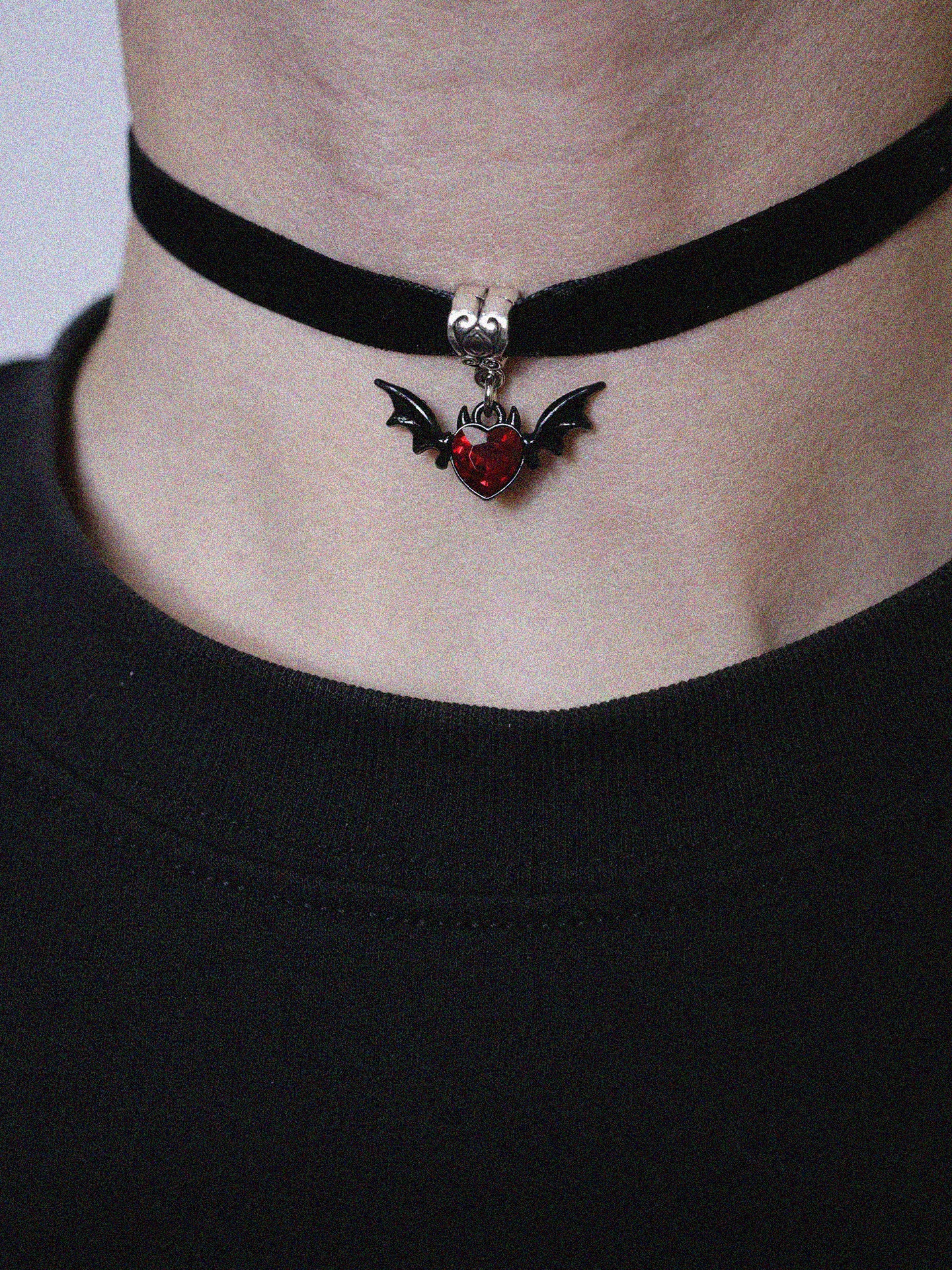 Little Devil Heart Gothic Choker