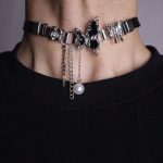 Black Butterfly Gothic Choker