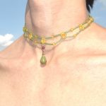 Green Mountain Ceramic Beaded Necklace